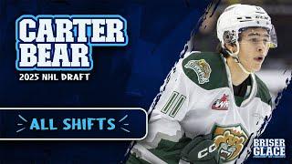 CARTER BEAR - Everyone's favorite prospect in the 2025 NHL Entry Draft class (Full Game, All Shifts)