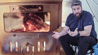 The Danchel Outdoors Titanium Stove | Unboxing, Setup and Burn In