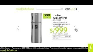 Cyber Falabella - Refrigeradora Mabe a S/ 999