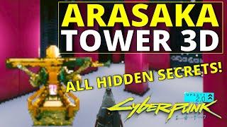 Arasaka Tower 3D Full Run - All Secrets | New Arcade Game!