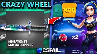 CSFAIL CRAZY WHEEL 20X MULTIPLIER!  | CS.FAIL Promo Code 2024 | MASSIVE WINS & INSANE PLAYS!