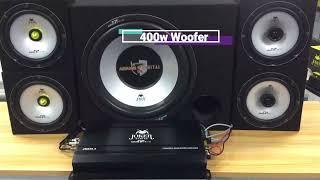 Adams Digital 6.5inch 2-Way Coaxial 250watts/ 6.5inch Mid Bass Speaker 250watts/ 12inch SubWoofer