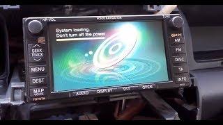 Toyota  Radio DVD Navigation system /Please insert correct map Disc