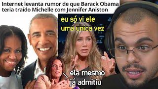 VIRALIZA QUE BARACK OBAMA TRAIU ESPOSA COM JENIFFER ANISTON E ATRIZ SE DEFENDE