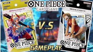 Best Luffy vs Yamato Starter Deck Battle! : One Piece Card Game