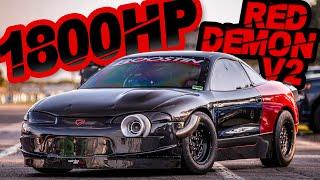 1800HP RED DEMON RETURNS - Building the CRAZIEST DSM EVER! (Manual AWD 4G63 on 80PSI)