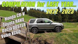 Honda CR-V, Toyota RAV4, Dacia DUSTER, Volvo XC60 - COMPILATION for LAST YEAR!