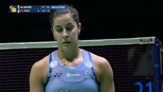 Match Point - Carolina Marin vs Neslihan Yigit - WS, SF - European Championships 2022