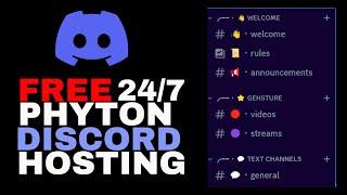 How to HOST your PYTHON DISCORD BOT for FREE 24/7