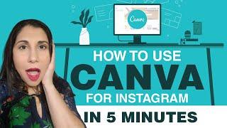 #canva #learncanva How create an Instagram post in Canva