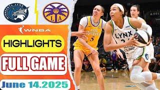 Los Angeles Sparks VS Minnesota Lynx Full Game Highlights June 14, 2025 WNBA Season 2025
