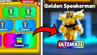 NEW UPDATENEW PlayTime REWARDS ULTIMATE!?TOILET TOWER DEFENSE