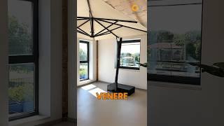  Venere ombrellone a braccio laterale in alluminio! ️ Perfetto per il tuo spazio all’aperto! 