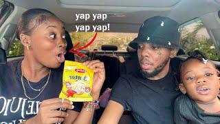 CHATTING NONSTOP WHILE EATING PARROT BISCUITS *Prank On Boyfriend*