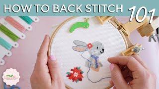 How to Backstitch in 3 Easy Steps | Cross Stitching for Beginners