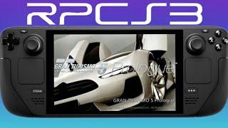 Gran Turismo 5 Prologue - Steam Deck RPCS3 Gameplay