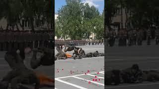 Показательное выступления спецназа