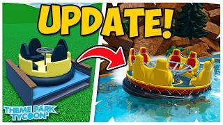 Theme Park Tycoon 2 SUMMER UPDATE! River Rapids & ANIMATRONICS?