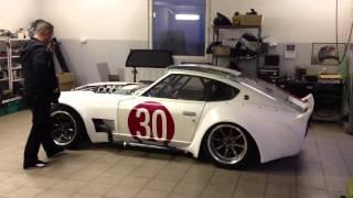 Aardvark Datsun 260Z with VQ35 engine revs like hell