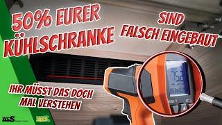 50% EURER KÜHLSCHRANKE sind falsch eingebaut! | WANN versteht ihr das? | WCS Goch