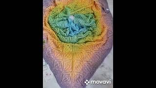 Шаль "France" вязаная летняя во французском стиле, ажурная из #yarnartflowersmoonlight