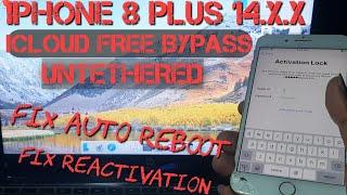 IPHONE 8 PLUS 14 FREE ICLOUD BYPASS