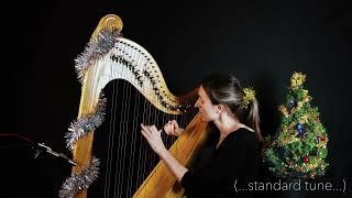 Auld Lang Syne (original AND standard melodies!) - harp solo arr. Tamsin Dearnley