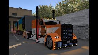 American Truck Simulator Beautiful Peterbilt Crazy AI!!!!