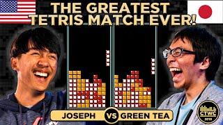 Greatest Classic Tetris Match EVER! Greentea vs. Joseph EPIC 2019 CTWC Quarterfinal FULLSCREEN