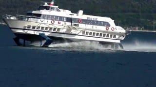 Tragflächenboot "Goethe" auf dem Gardasee