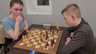 Fatality (1948) vs M. Petrov (1940). Chess Fight Night. CFN. Blitz