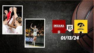 Full Game : Indiana vs Iowa - Jan 13, 2024 | mochilovebasket