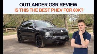 The $80K 2025 Mitsubishi Outlander GSR PHEV (Plug-in hybrid EV) Review