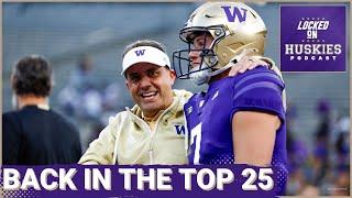 Washington Checks In At No. 25 In The Coaches Poll | Washington Huskies Podcast