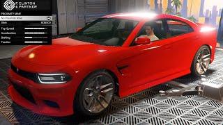 GTA 5 - DLC Vehicle Customization - Bravado Buffalo STX (Dodge Charger Hellcat)