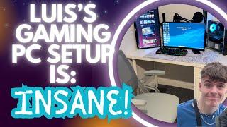 LUIS'S PC GAMING SETUP IS INSANE! ️