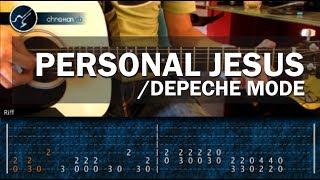 Cómo tocar "Personal Jesus" de Depeche Mode en Guitarra Acústica (HD) Tutorial - Christianvib