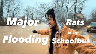 Rodents￼ living in my Schoolbus.. / Extreme Flooding
