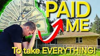 Paid me $4,200 to take EVERYTHING! ~ You won't believe what family LEFT BEHIND Gold & CASH!