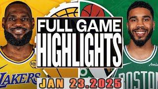 Los Angeles Lakers Vs Boston Celtics Full Game Highlights Jan 23,2025 NBA Season 2024-25