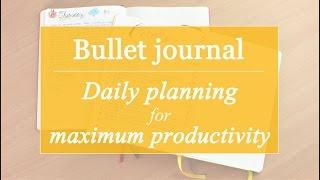 Bullet journal | Daily planning for maximum productivity