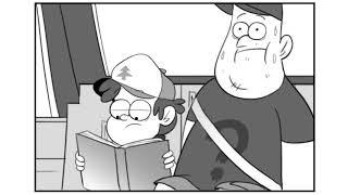 ОБЫЧНОЕ ЛИЦО.комикс.Гравити Фолз.Gravity Falls (dub comics)