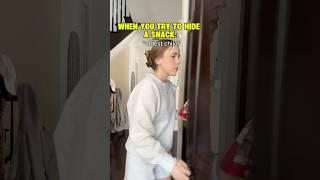 When you try to hide a snack #pov #comedy #skit #relatable