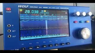 Japan HAM JN2OCVwith Morse code calling CQ