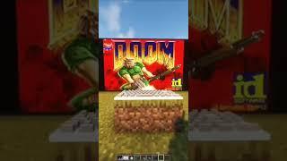 "Doom" in "Minecraft". #doom #minecraft #minecraftshorts #mode #minecraftmods #memes #tiktok