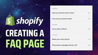 Coding an FAQ page with Shopify section blocks