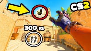 10 IQ vs 300 IQ NADES IN CS2! - COUNTER STRIKE 2 CLIPS