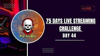 FREE FIRE MAX LIVE // 75 DAYS LIVE STREAMING CHALLENGE DAY 44 // BR X CS RANKED ONLY