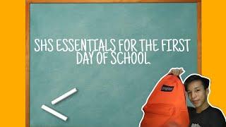 WHAT 'S IN MY BAG //BACK TO SCHOOL HAUL // ESSENTIALS FOR FIRST DAY OF SCHOOL // VLOG #6