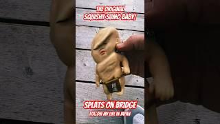 Squishy Baby Goes FLYING! On A Bridge. #funny #comedy #baby #toys #squishy #monki #viral